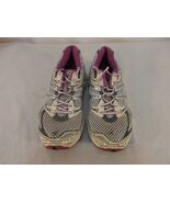 Adult Women's ASICS Running Shoes Gel-Cumulus 12 White Silver Purple 31524 - $25.72