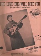 The Love Bug Will Bite You By Pinky Tomlin 1937 Vintage Sheet MUSIC-JOY Music - £7.39 GBP