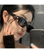 Women Y2k Sunglasses Vintage Punk Gradient Small Square Eyewear Men Luxu... - $307.19 MXN