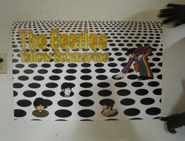 The Beatles Yellow Submarine Commercial Poster Holes - $91.17