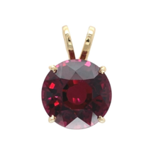 14k Yellow Gold 4.54 Carat Rhodolite Genuine Natural Garnet Pendant 9.7m... - €781,78 EUR