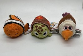 Tsum Tsum Disney Store Finding Nemo Happy Nemo, Squirt, Nigel Mini Plush... - $44.54