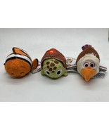 Tsum Tsum Disney Store Finding Nemo Happy Nemo, Squirt, Nigel Mini Plush... - $44.54