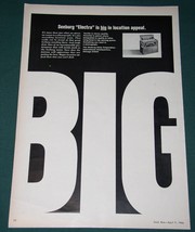 Seeburg Electra Jukebox Cash Box Magazine Advertisement Vintage 1966 - $379.94 MXN