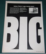 Seeburg Electra Jukebox Cash Box Magazine Advertisement Vintage 1966 - $378.00 MXN