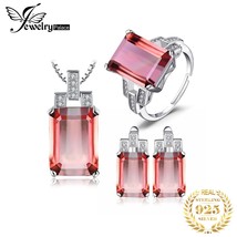 Nite diaspore adjustable ring pendant necklace earrings 925 sterling silver jewelry set thumb200