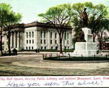 Città Hall Quadrato Soldati Monumento Lynn Ma Massachusetts 1907 DB Cart... - $4.05