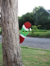  Grinch Tree Peeper Peeking Christmas Yard Woodworking Plans Pattern Pro... - £8.25 GBP