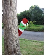  Grinch Tree Peeper Peeking Christmas Yard Woodworking Plans Pattern Prop Elf   - $10.49