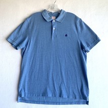 Brooks Brothers Mens Polo Shirt Blue 100% Cotton Golf Large Original Pastel - £15.58 GBP