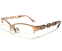 Versace Eyeglasses Frames MOD.1270 1412 Shiny Gold Cat Eye Half Rim 54-1... - $93.28