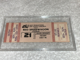 Reo Speedwagon 1979 Concert Ticket Jackson Mississippi Coliseum Kevin Cronin - £11.95 GBP