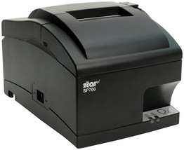 Impact Receipt Printer With Auto-Cutter, Internal Power Supply, And, In Gray. - £333.70 GBP