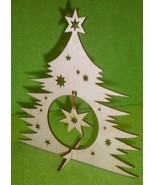 Christmas Xmas 3D Wooden Tree  craft Decoration - €4,72 EUR
