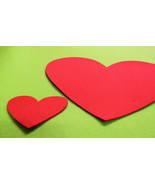 Eco Friendly Hearts Shape  Felt Placemats Set of 3 - $4.70