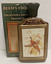 Empty Beam&#39;s Choice Bourbon Collector&#39;s Edition Volume IX Pheasant Decanter Box - £29.41 GBP
