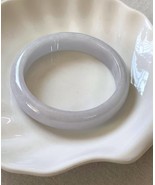 57.5mm Natural Burma Jadeite Jade Bangle Grade A Old Pit Pale Green Jade... - $289.00