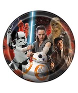 Star Wars The Last Jedi Round Lunch Plates Birthday Party Supplies  8 Count - $94.08 MXN