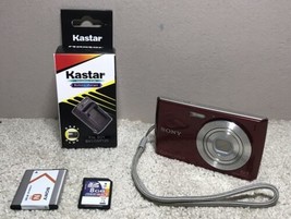 Sony CyberShot DSC-W510 Digital Camera 12.1 MP Red/Burgundy - Battery + ... - £75.86 GBP