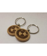 Personalised Car  Logo Symbol  BMW Keychain  Keyrings Gift  Wood laser engrave - $6.00