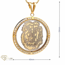 10K Gold Lion Head Charm - £243.75 GBP