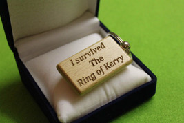 Ring of Kerry  Keychain  Made in Irish Wooden EIRE Key Ring Ireland Kill... - £5.29 GBP