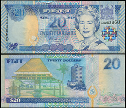 Fiji. Banknote 20 dollars. ND (2002). Unc. Paper. Cat# P.107a - £37.45 GBP