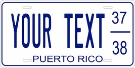 Puerto Rico 1937 Personalized Customs Novelty Tag Vehicle Car Auto License Plate - £13.37 GBP