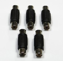 5 Pack Female to Female RCA Coupler Adapter Connector - $5.84