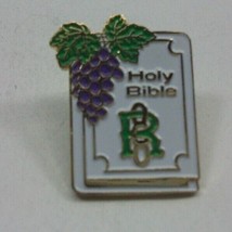 Holy Bible Lapel Pin Pinback Button - £2.40 GBP