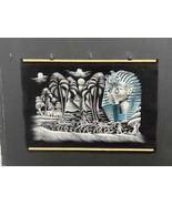 Beautiful Handmade Velvet Painting: Ancient Egyptian Legacy Featuring Ne... - €102,88 EUR