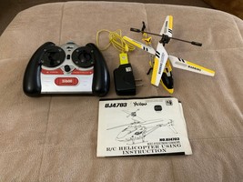 Yellow Yiboo R/C Helicopter w/Remote - UJ4703 - £11.99 GBP