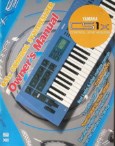 Yamaha CS1x Control Synthesizer Keyboard Original Owner&#39;s Manual Book, 1... - $39.59