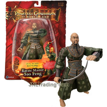 Yr 2007 Pirates Of The Caribbean At World&#39;s End 7&quot; Figure Karate Master Sao Feng - £40.20 GBP