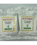 Burts Bees Sensitive Facial Cleansing Towelettes + Cotton Extract 10 Ct ... - £6.18 GBP