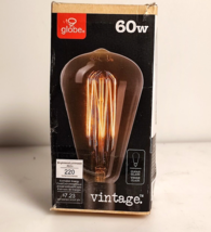 Globe Electric Dimmable Cage Filament Vintage Edison 60W 220 Lumens Light Bulb - £8.86 GBP