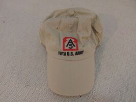 New WWII US Fifth Army Vitronic Four Seasons Cotton Tan Baseball Cap Sty... - $16.19
