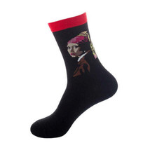 Famous Art Socks (Men&#39;s &amp; Women&#39;s Sizes) - Pearl Earring / Adult Large - £4.54 GBP