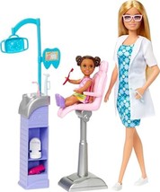 Barbie Careers Dentist Doll and Playset with Accessories, Medical Doctor Set, Ba - £19.74 GBP
