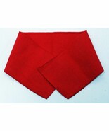 Rugby Knit Shirt Collar Red 3.5&quot; x 16&quot; Self-Finished Hemmed Ribbed Trim ... - $74.16 MXN