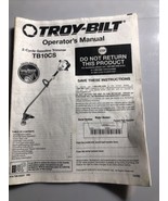 Troy Bilt 2-Cycle Professional Trimmer TB10CS Owners Operators Manual Book - $8.11