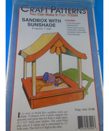 Sandbox pattern plans with Sunshade 6&#39; sq. 7&#39; high Y3294 You can make it... - £4.97 GBP