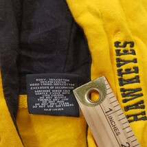 Colosseum Men's Yellow Full Zip Iowa Hawkeyes Drawstring Hoodie Jacket Size S image 4