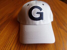 "GEORGE TOWN UNIVERSITY " Hoyas Gray Hat Cloth Back OSFM $24.99 New With... - $17.57