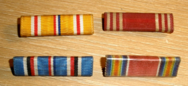 WW2 four Ribbon lot - £15.09 GBP