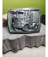 Freightliner COE Brass Belt Buckle by Lewis Buckles Chicago VTG USA For ... - $53.44 CAD