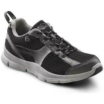 Dr Comfort Chris Black Mens Footwear Lightweight Rubber Firm Heel Everyday Shoes - £94.41 GBP