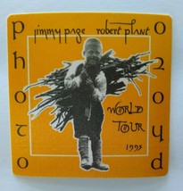 Jimmy Page Robert Plant Backstage Pass Led Zeppelin 1995 Hard Rock Music Orange - £10.03 GBP