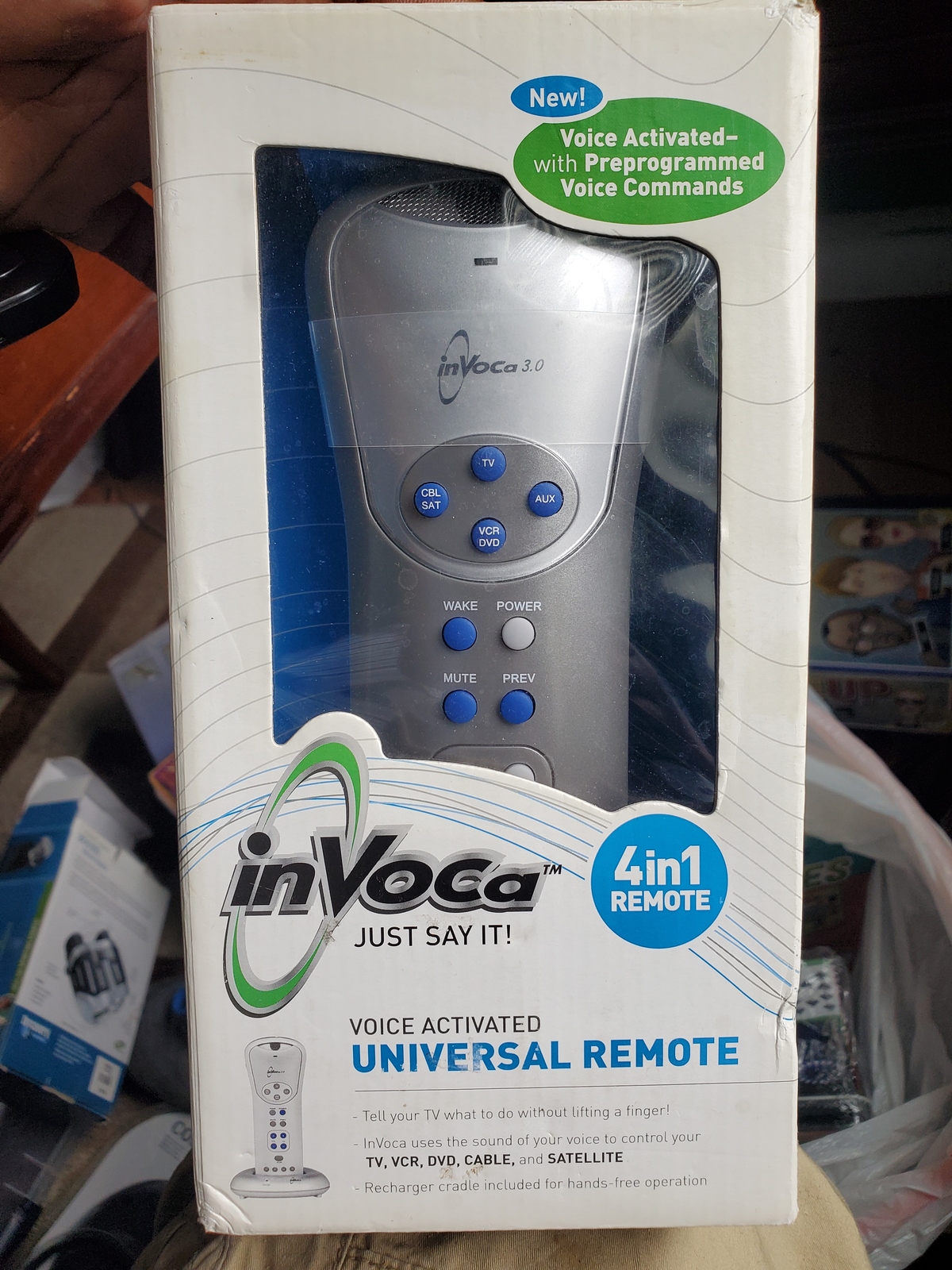 Invoca Voice Activated 4in1 Universal Remote Control: New - $49.99