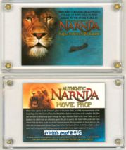 CS Lewis Chronicles of Narnia Lion Witch Wardrobe Screen Used Prop Card ... - €128,36 EUR